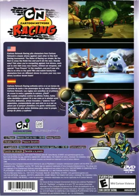 Cartoon Network Racing box cover back